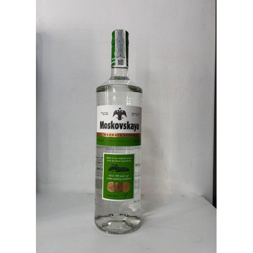 VODKA  MOSKOVSKAYA LITRO